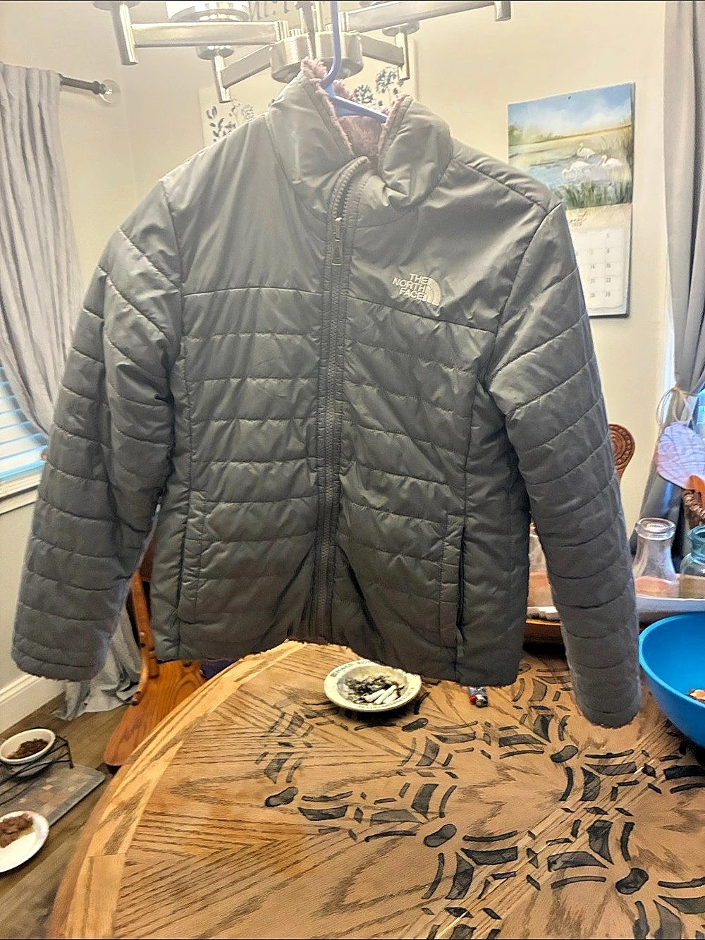 The North Face Reversible Mossbud Swirl Jacket Black